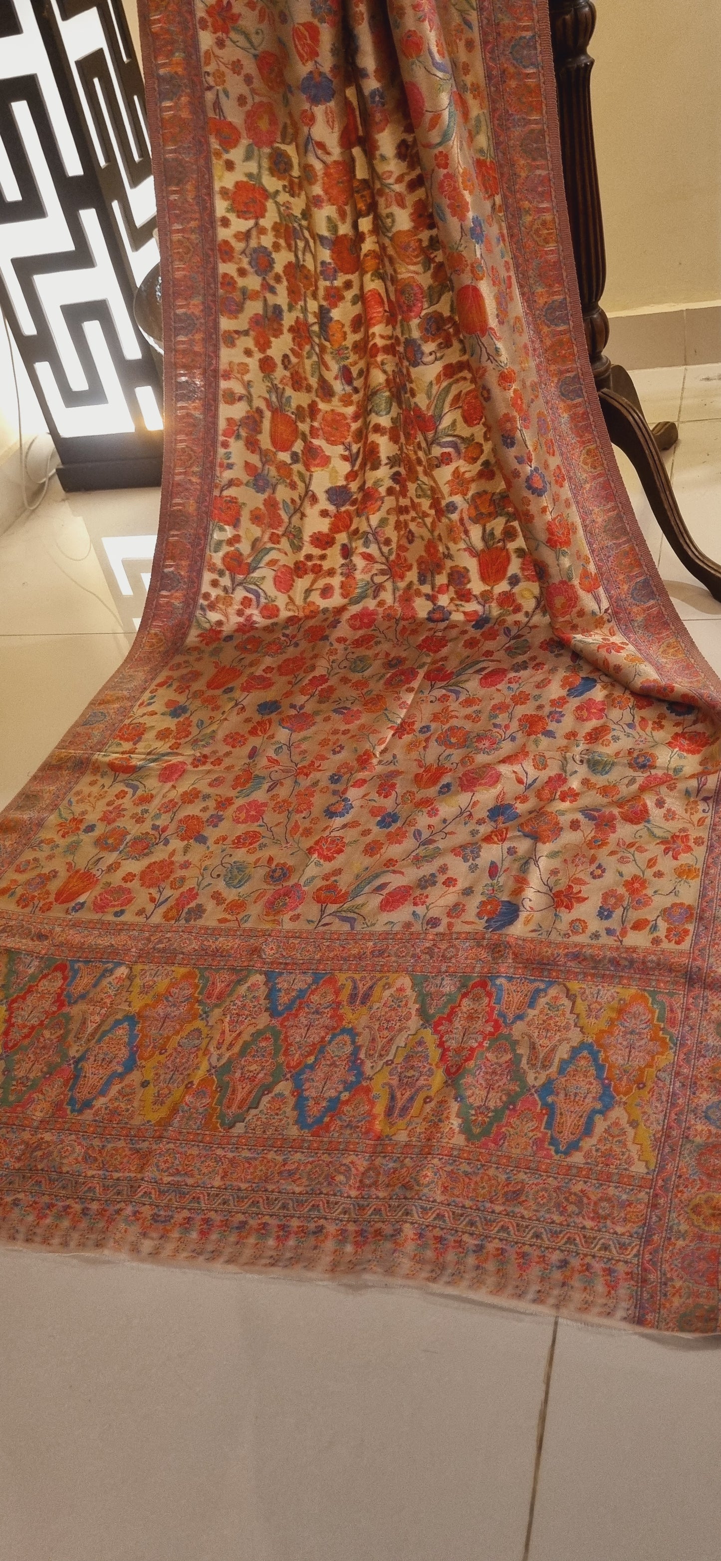 Moonlight silky pashmina shawl