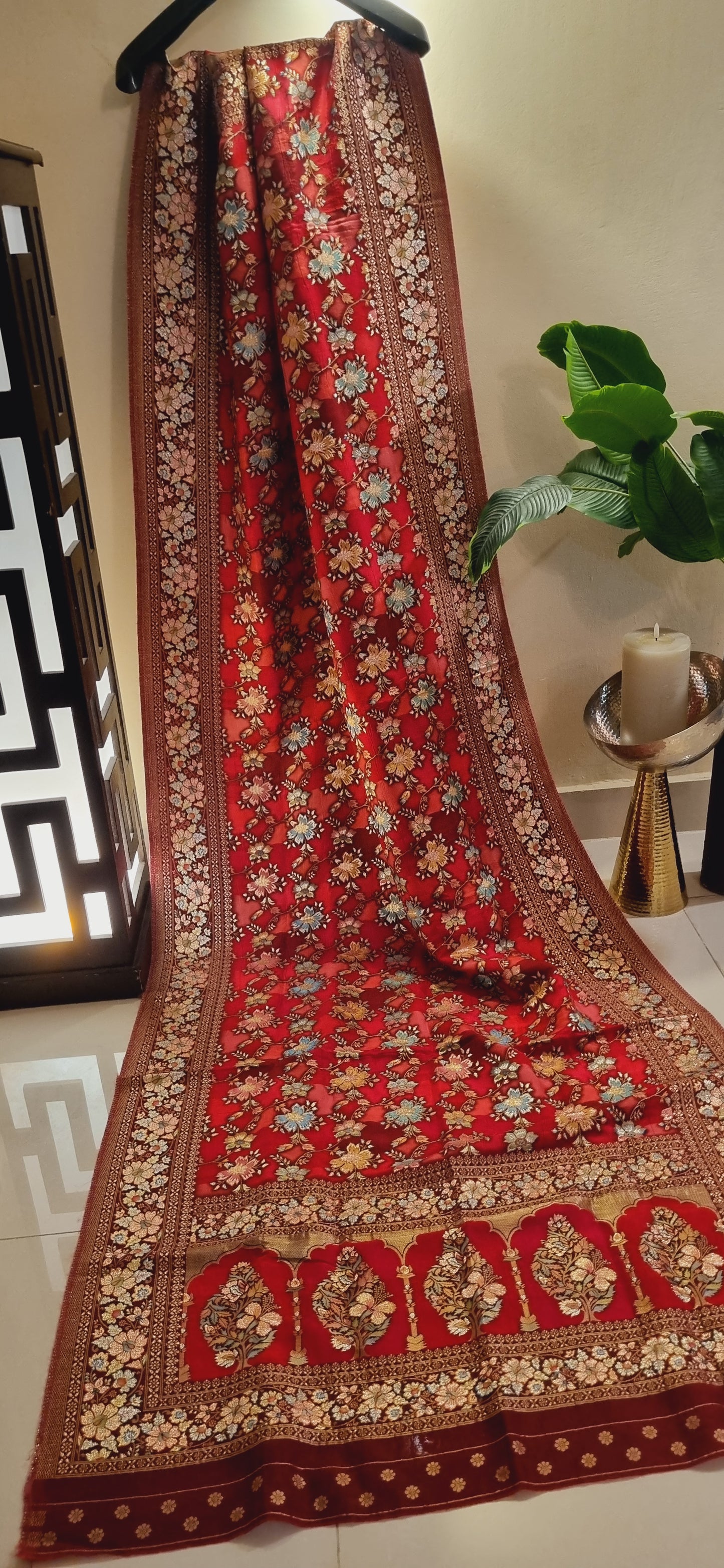 Meenakari patola silk dupatta