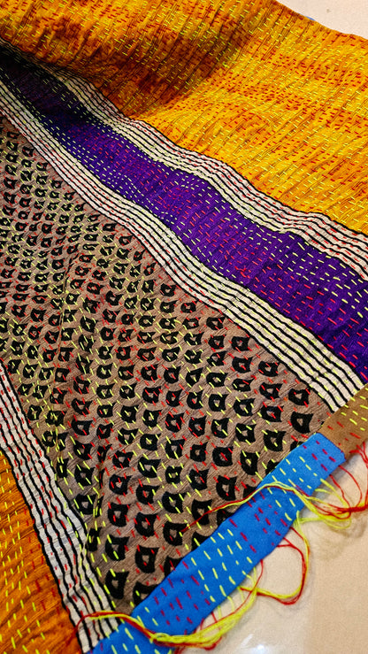 Rilli hand embroidered duapta