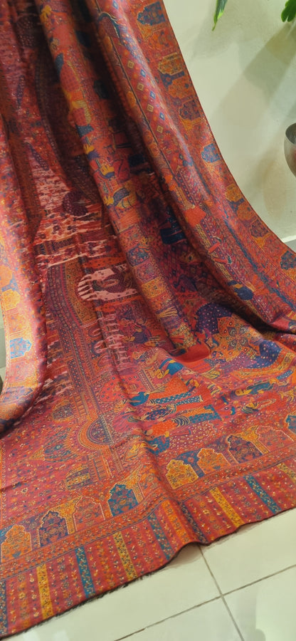 Shahjahani darbari kaani shawl