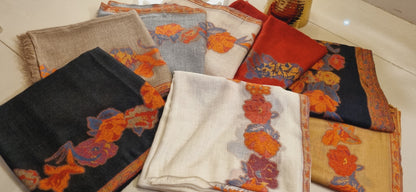 Woolen pashmina kaani shawl