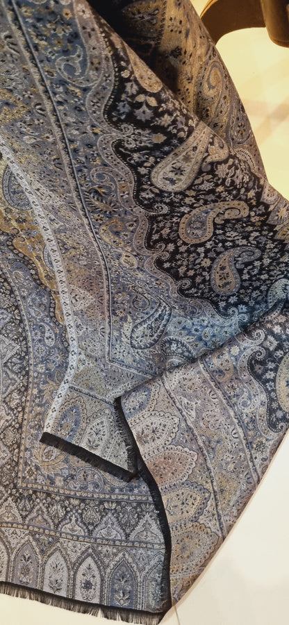 Gandhara reversible moonlight kaani shawl