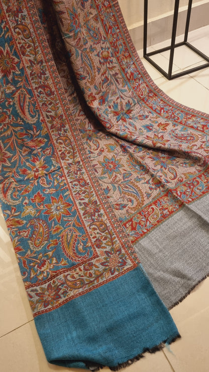 Reversible kaani shawl