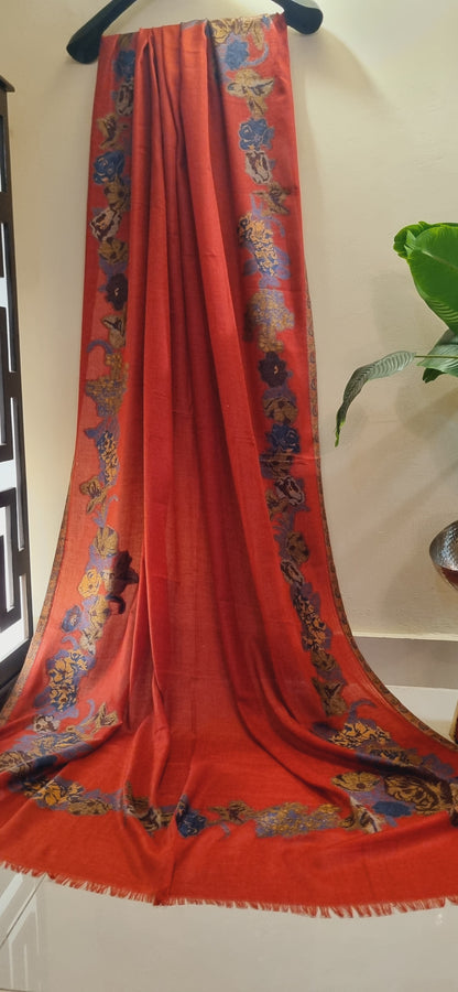 Woolen pashmina kaani shawl