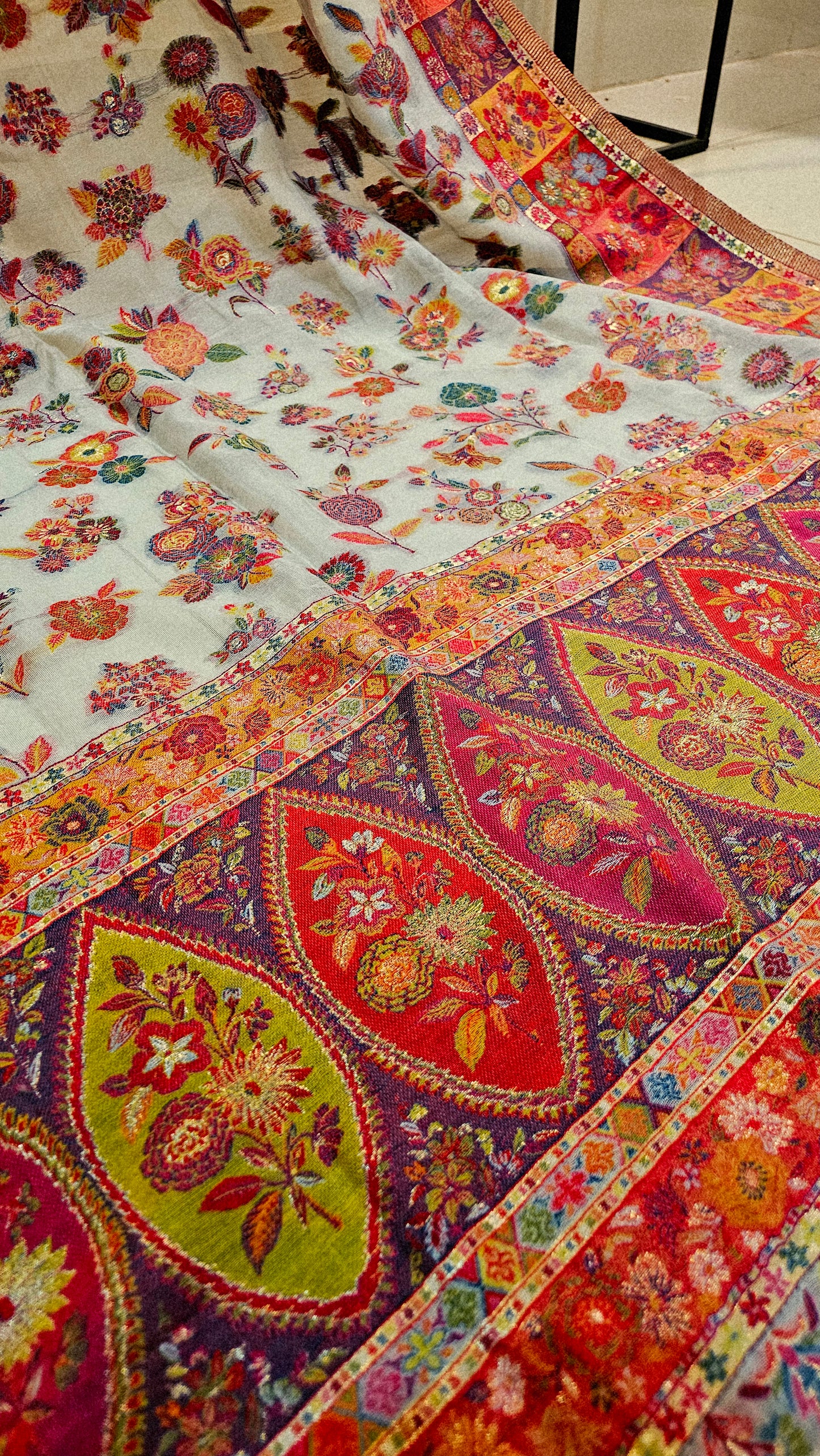 Silk kaani shawl