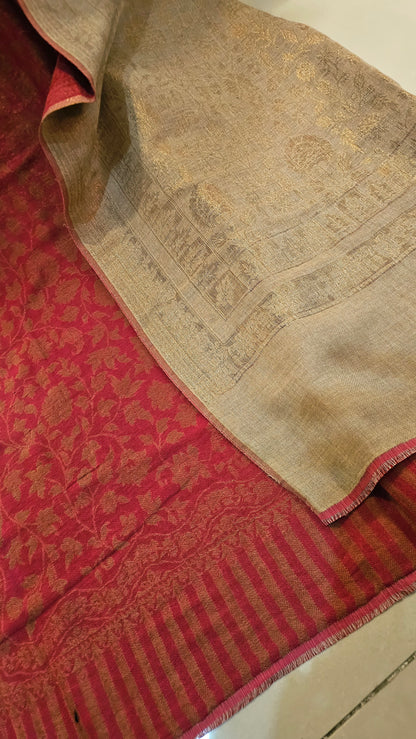 Reversible moonlight kaani: Pashmina