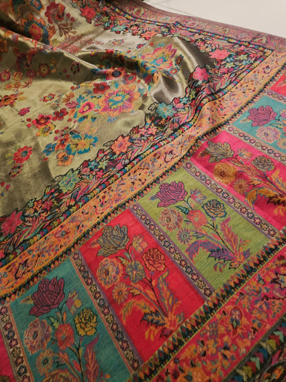 Silky moonlight kaani shawl