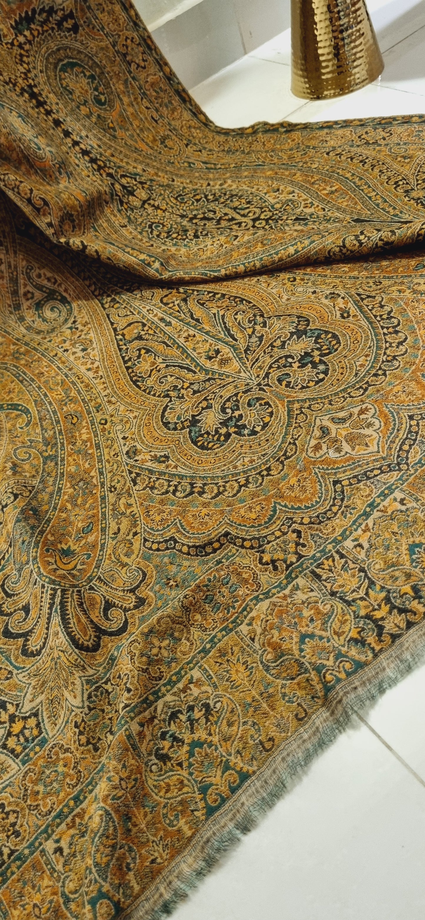 Reversible Persian kaani shawl