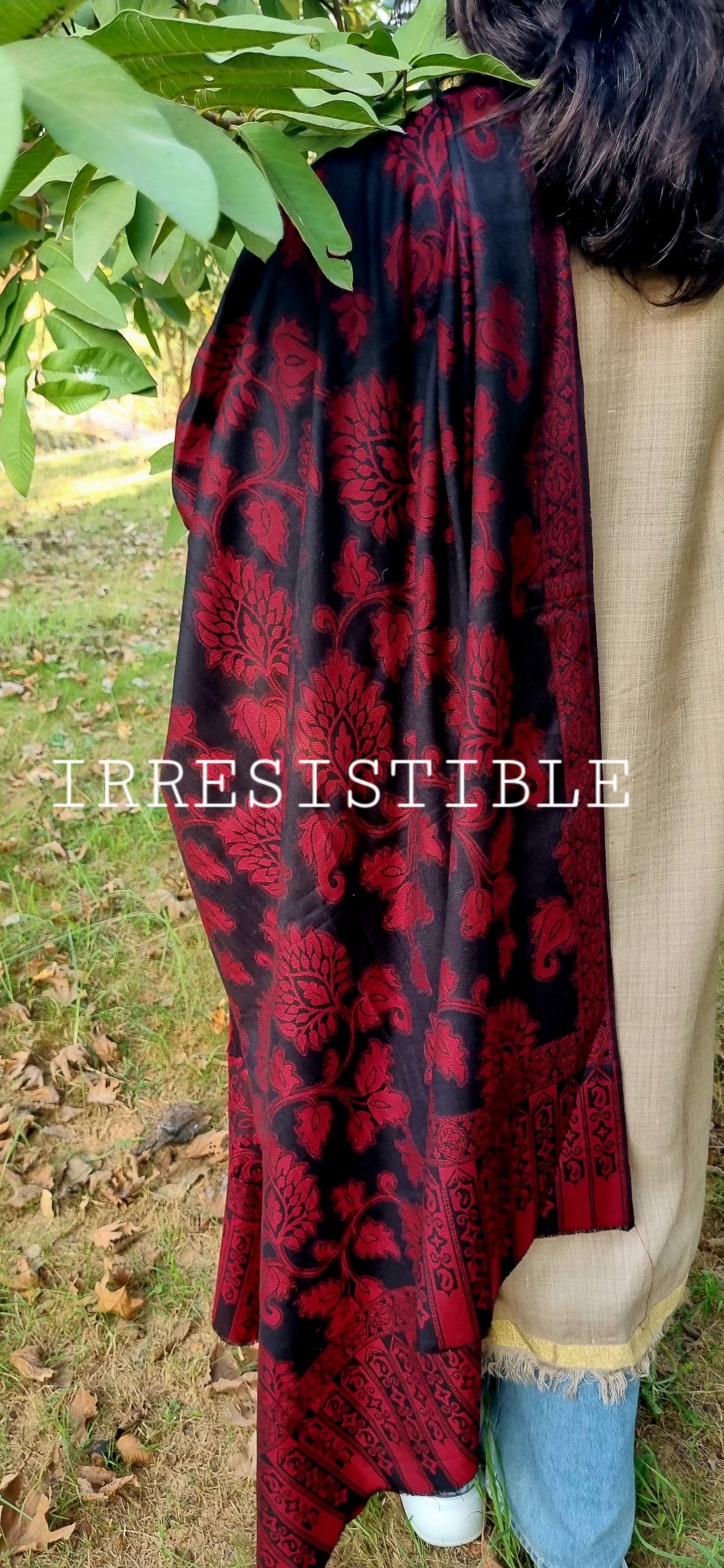 Woolen pashmina kaani shawl