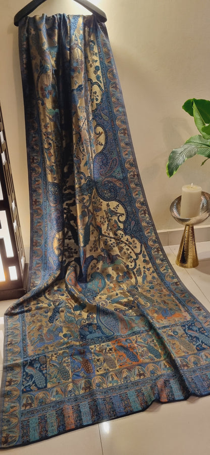 Laila's moonlight silky kaani shawl