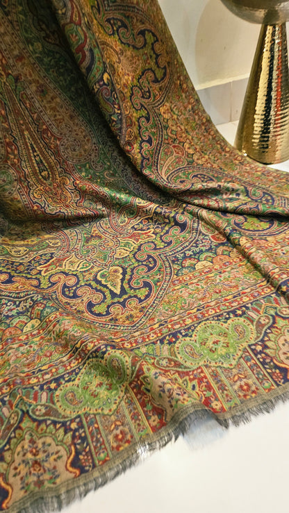 Persian reversible kaani: Pashmina