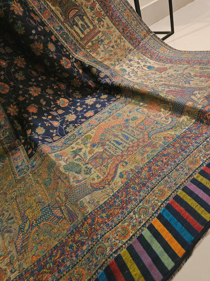Jodha akbar reversible moonlight kaani shawl
