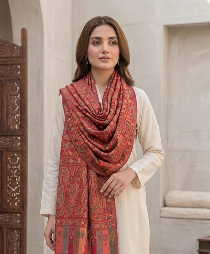 Kaani minishawl: woollen Pashmina