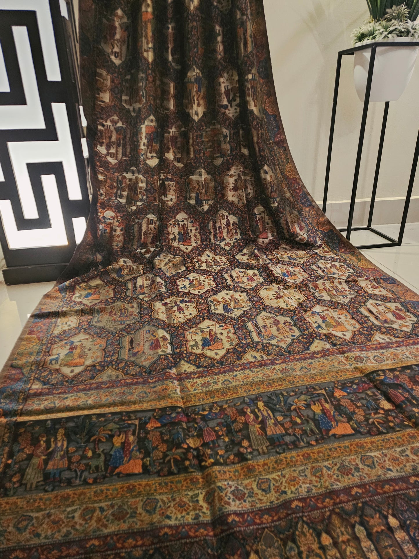 Moonlight silky kaani shawl