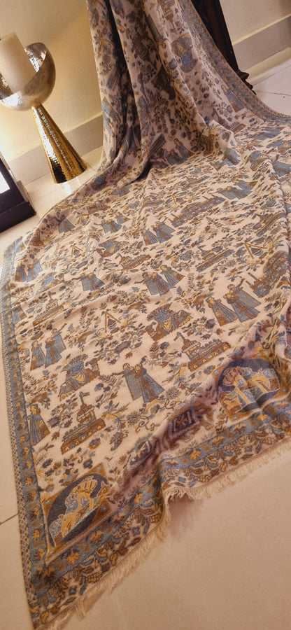 Soft pashmina kaani shawl