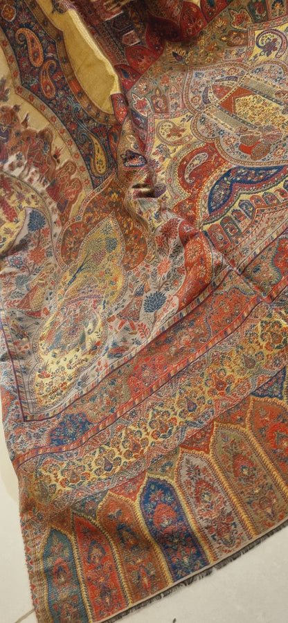 Moonlight kaani darbari pashmina