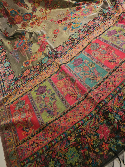Silky moonlight kaani shawl