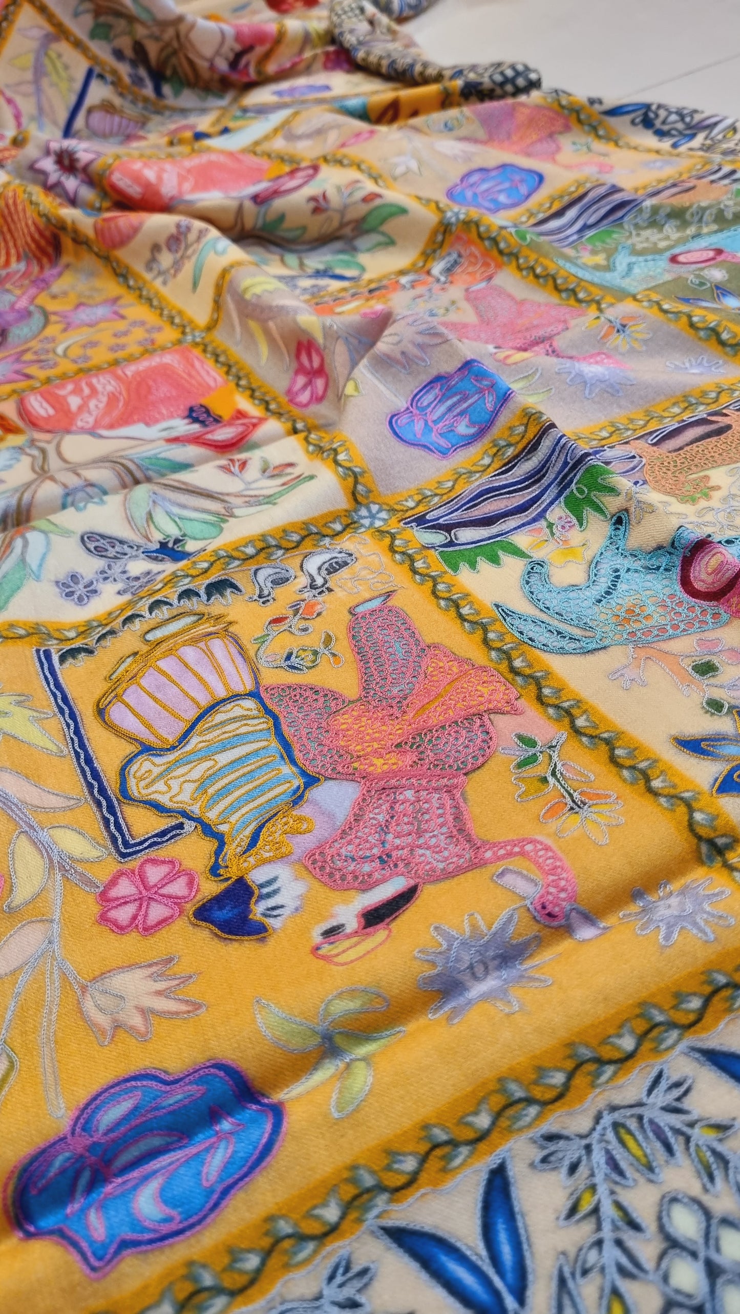 Mughal reelkar pashmina