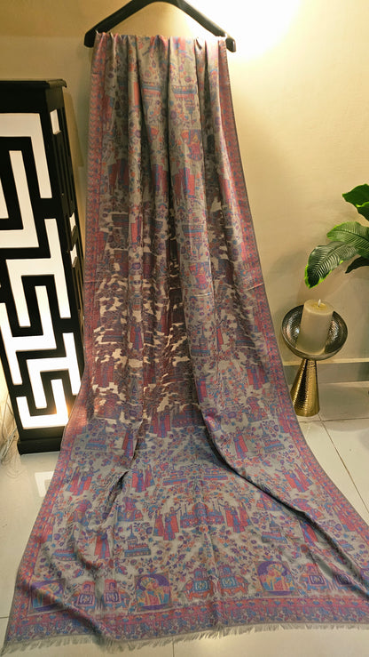 Kaani shawl: woollen pashmina