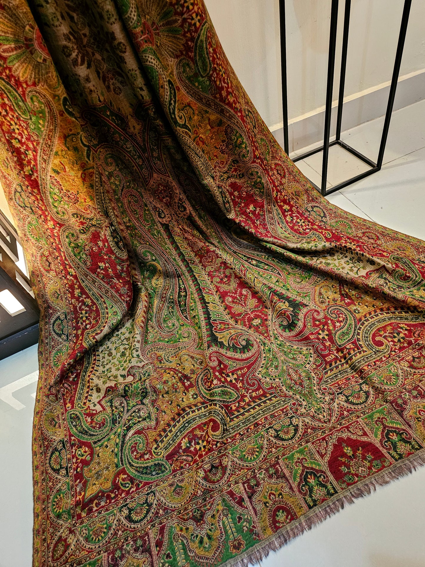 Tabraiz persian kaani pashmina shawl