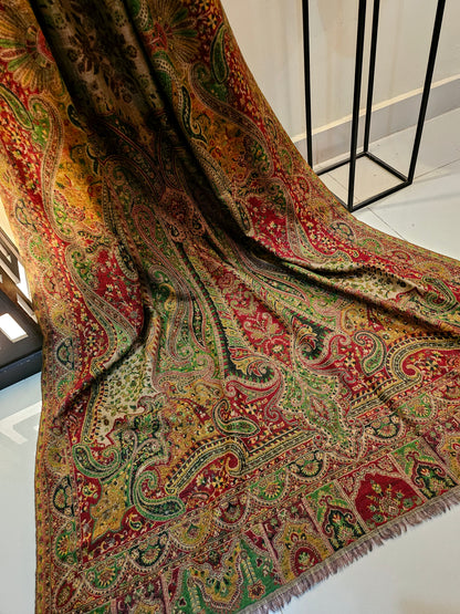 Tabraiz persian kaani pashmina shawl