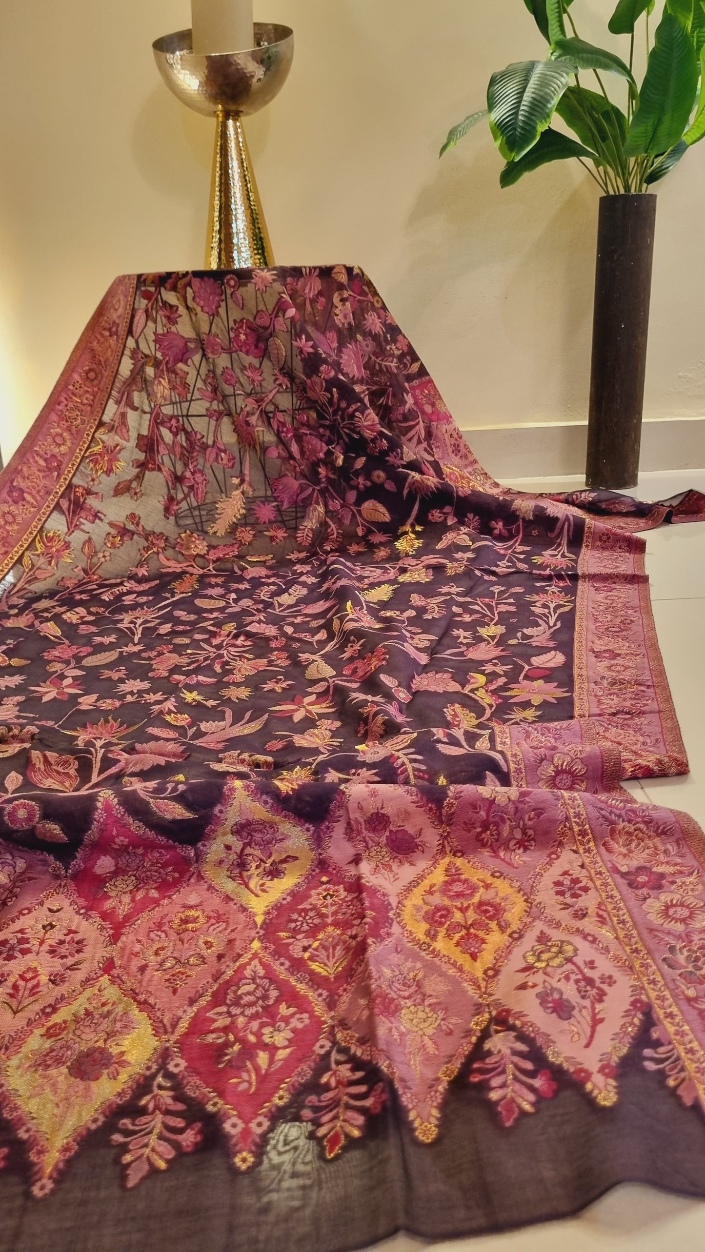 Silk kaani shawl