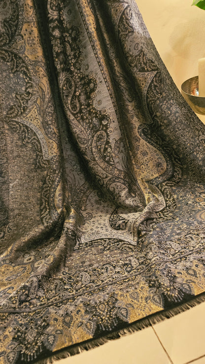 Gandhara reversible kaani: shawl