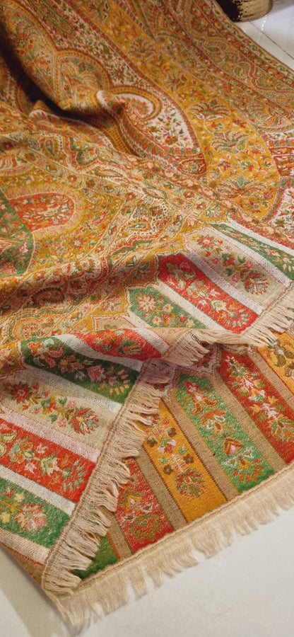 Reversible persian kaani shawl