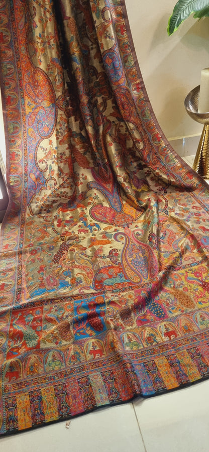 Silky moonlight pashmina kaani