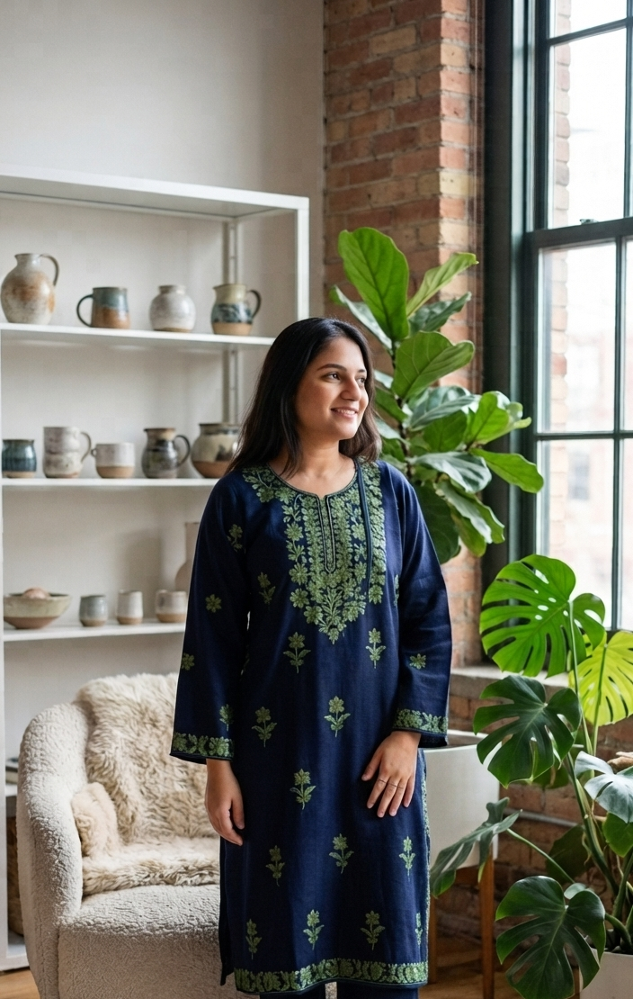 Kurta pants: Pashmina