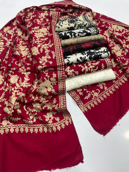 Embroidered minishawl: pashmina