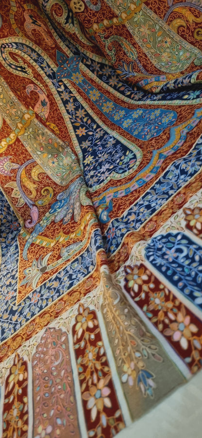Reelkar embroidered pashmina