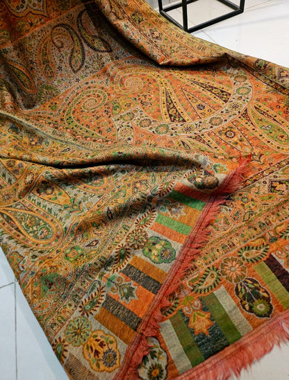 Reversible Persian kaani: Pashmina