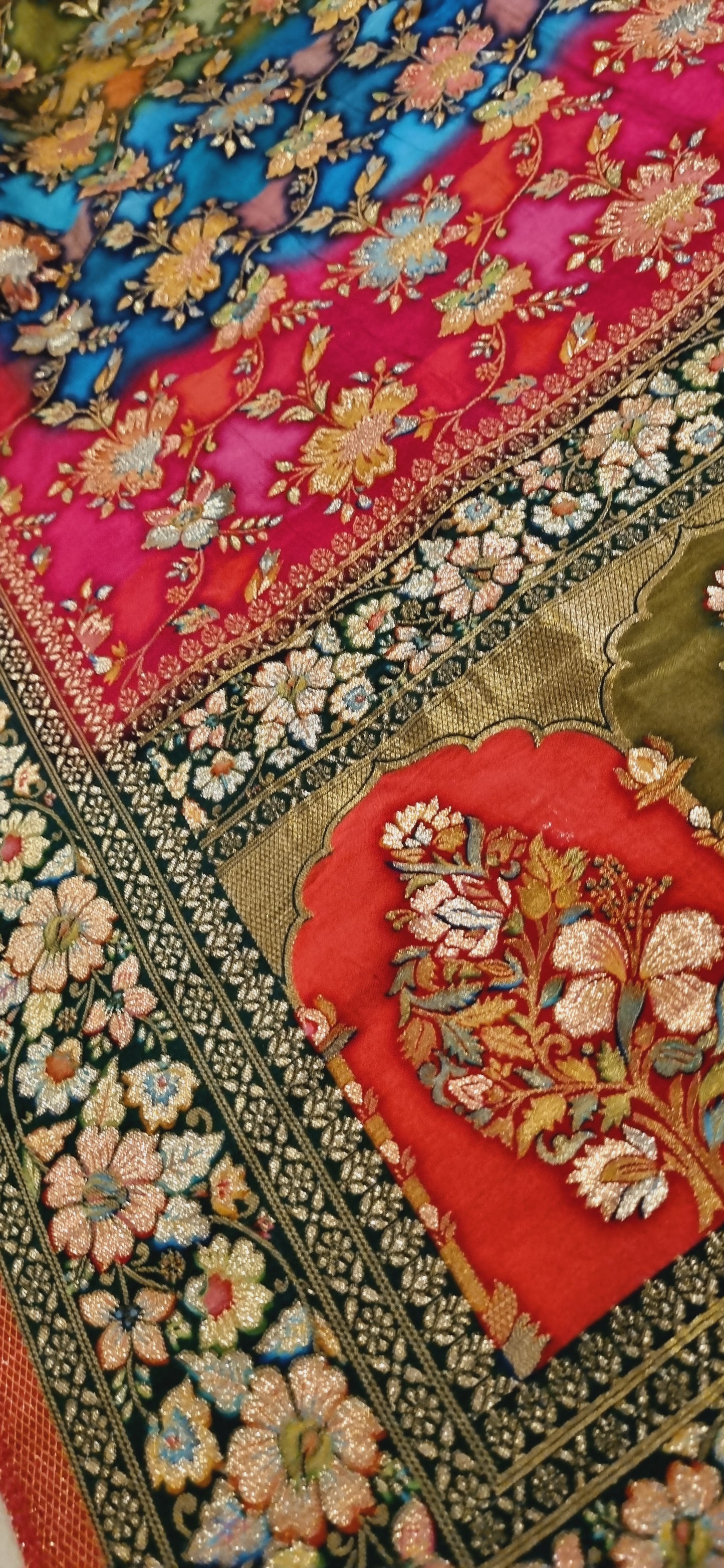 Meenakari patola silk dupatta