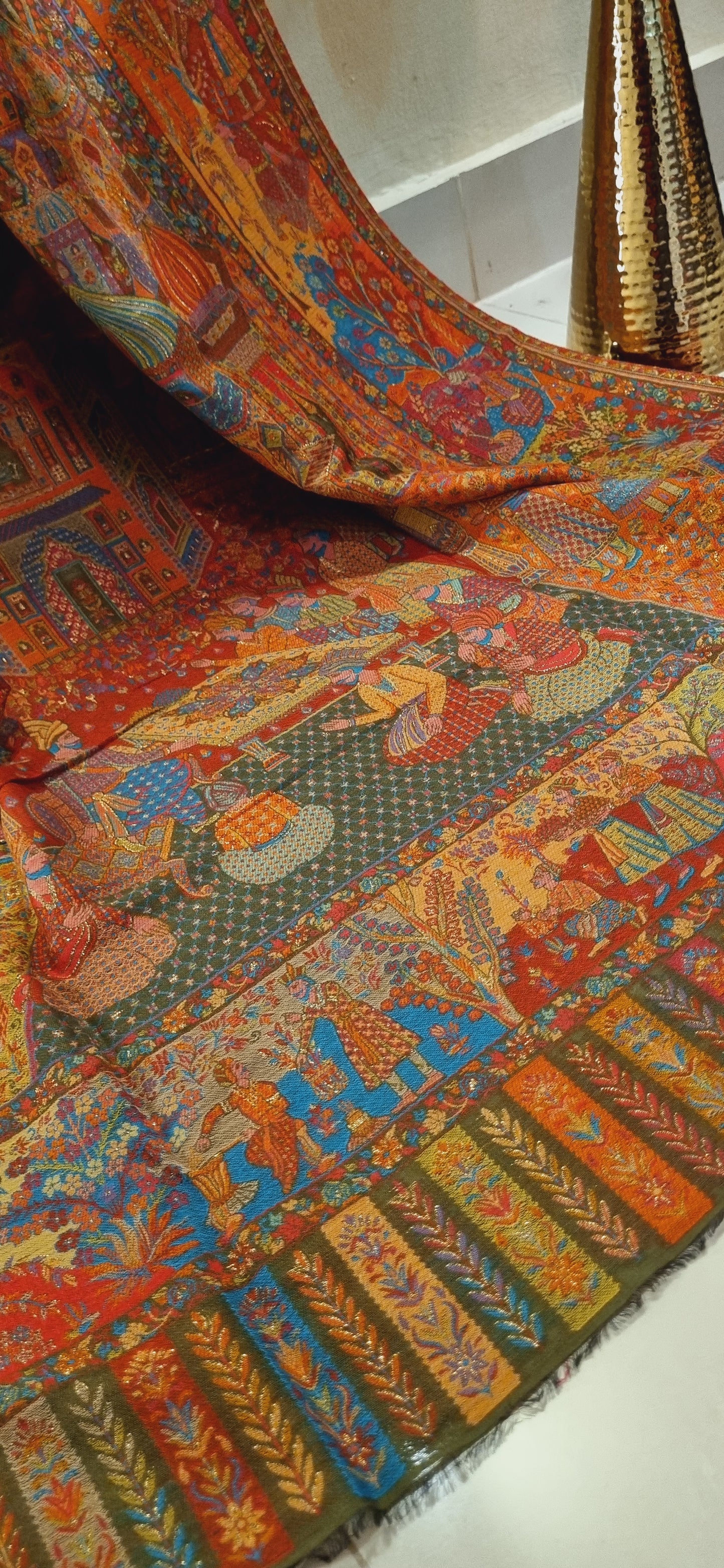 Shahjahani darbari kaani shawl