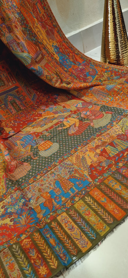 Shahjahani darbari kaani shawl