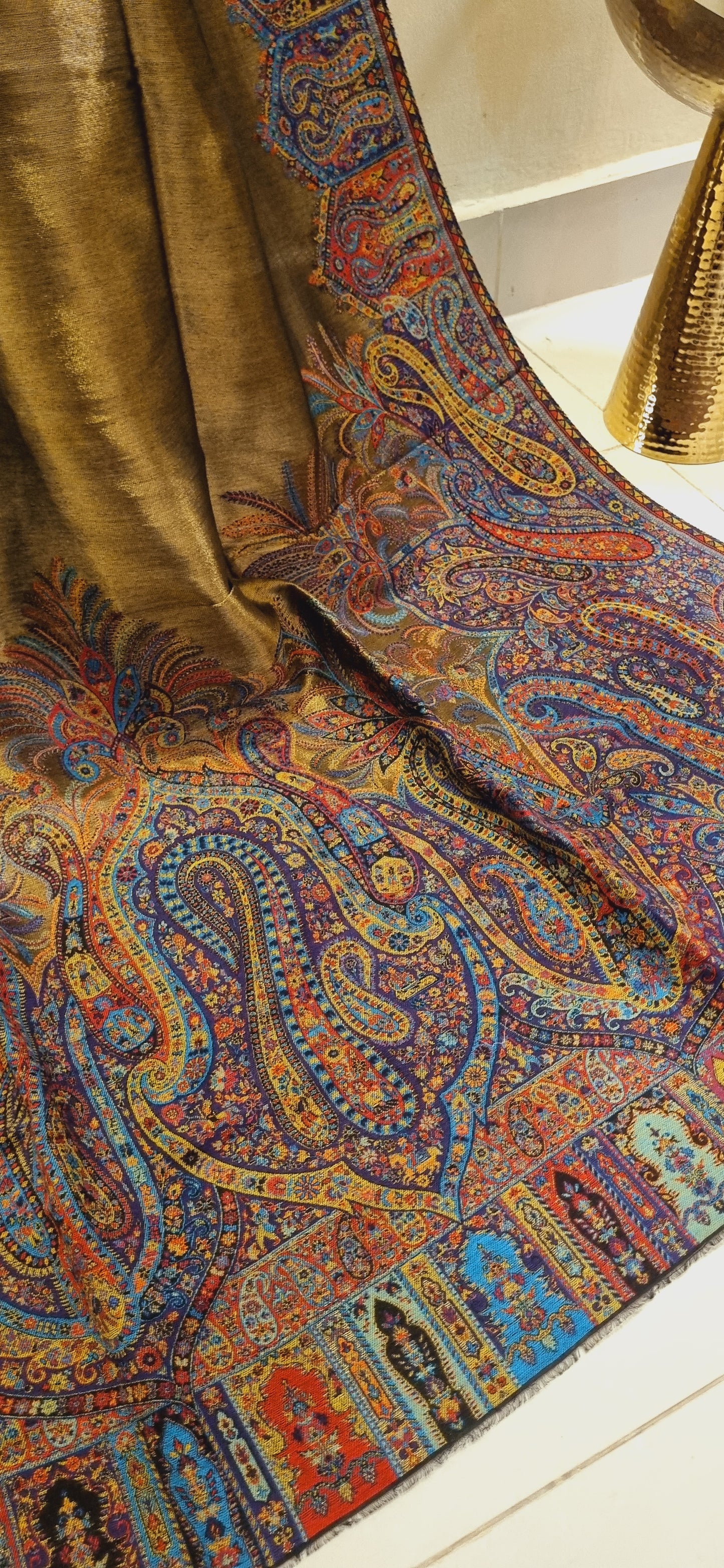 Moonlight pashmina kaani shawl