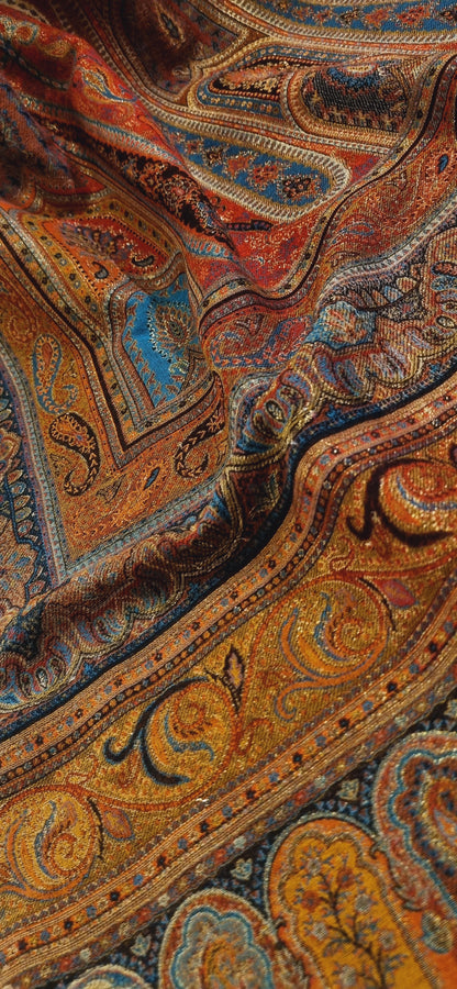 Pashmina with zaree kaani shawl