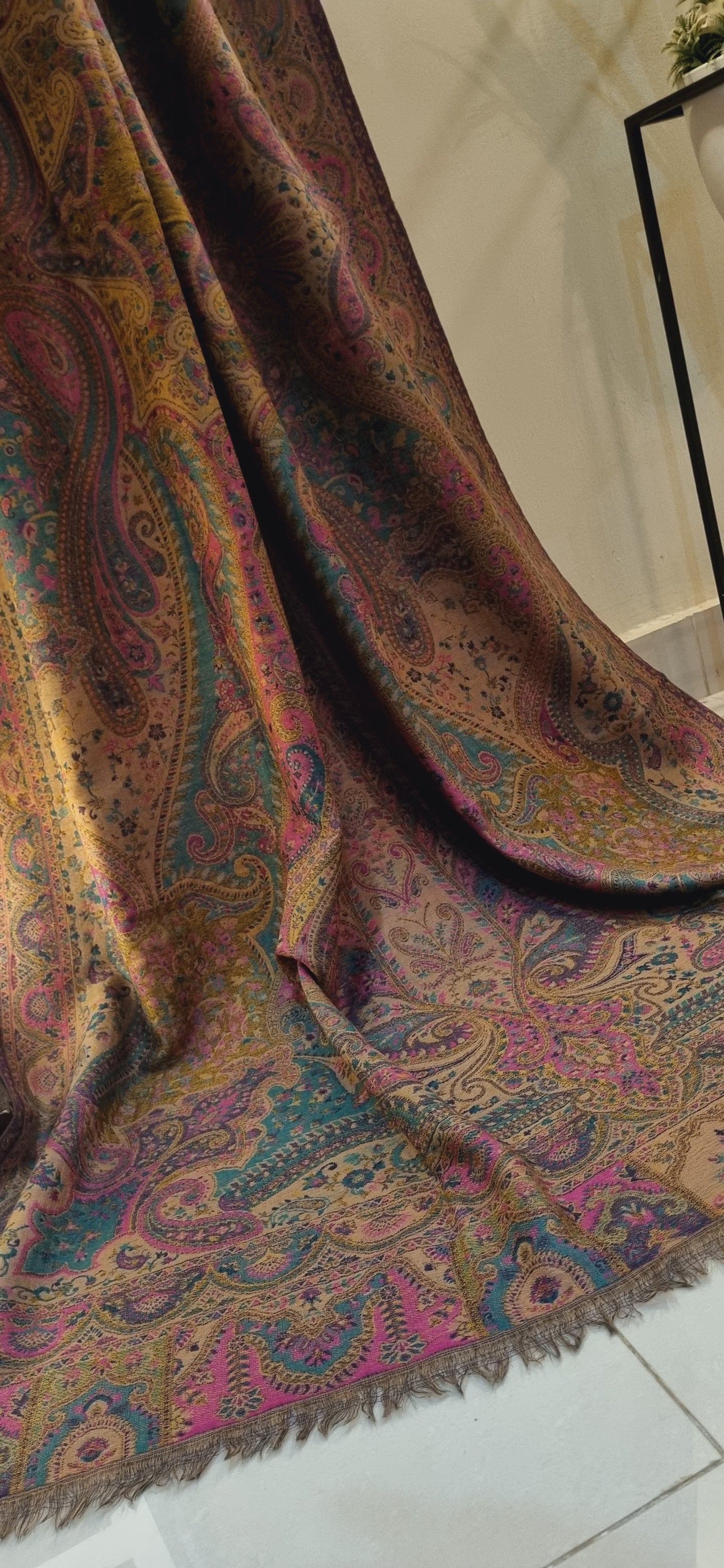 Reversible Persian kaani shawl
