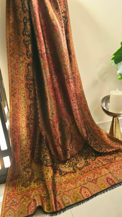 Gandhara reversible kaani: shawl