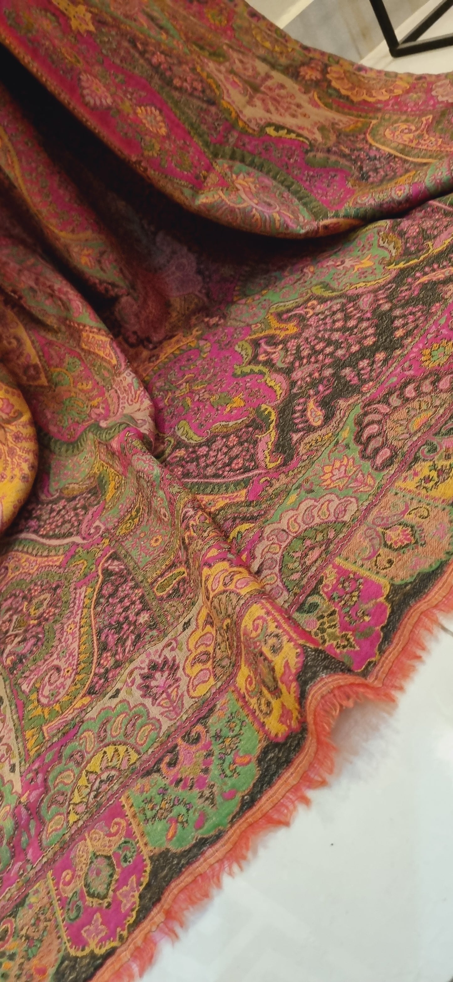 Persian kaan reversible pashmina shawl