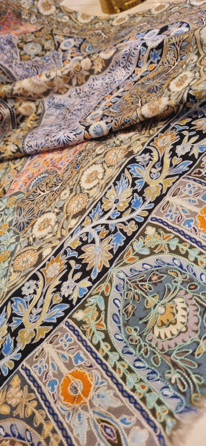 Reelkar embroidered pashmina