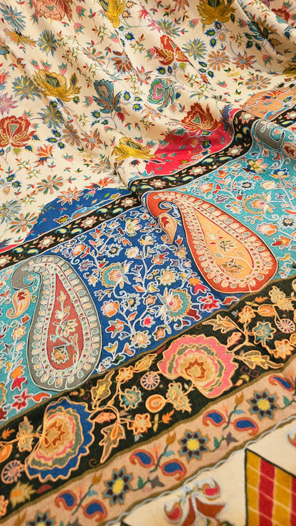 Reelkar embroidered:pashmina