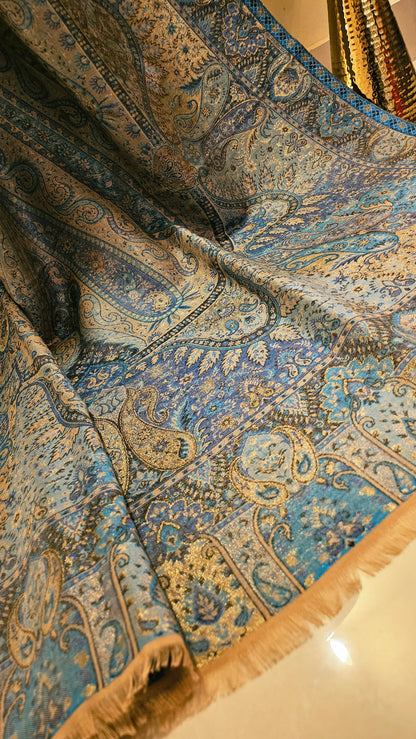 Gandhara kaani reversible: shawl