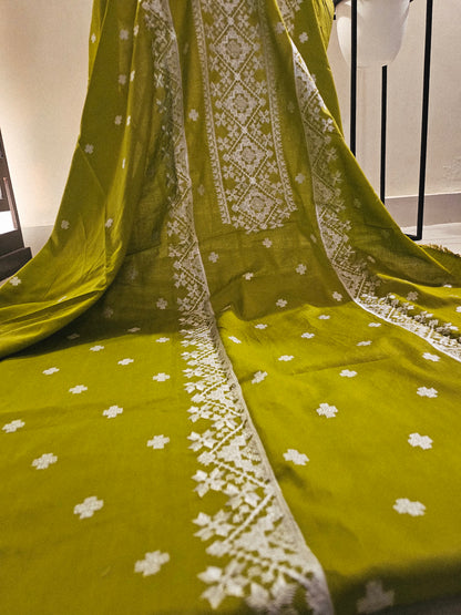 Lawn embroidered two piece