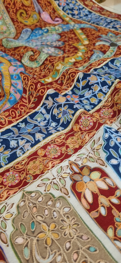 Reelkar embroidered pashmina