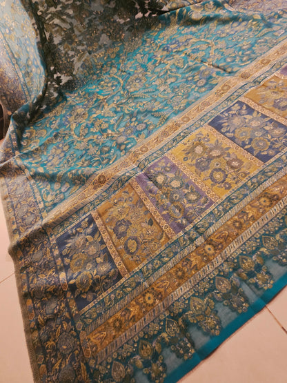Silk kaani shawl