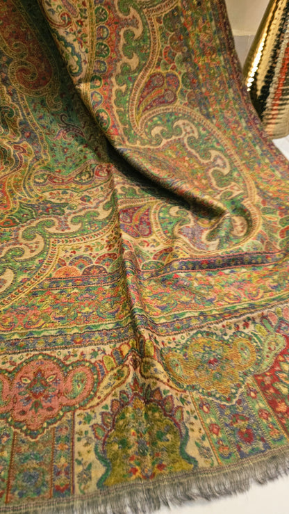 Persian reversible kaani: Pashmina