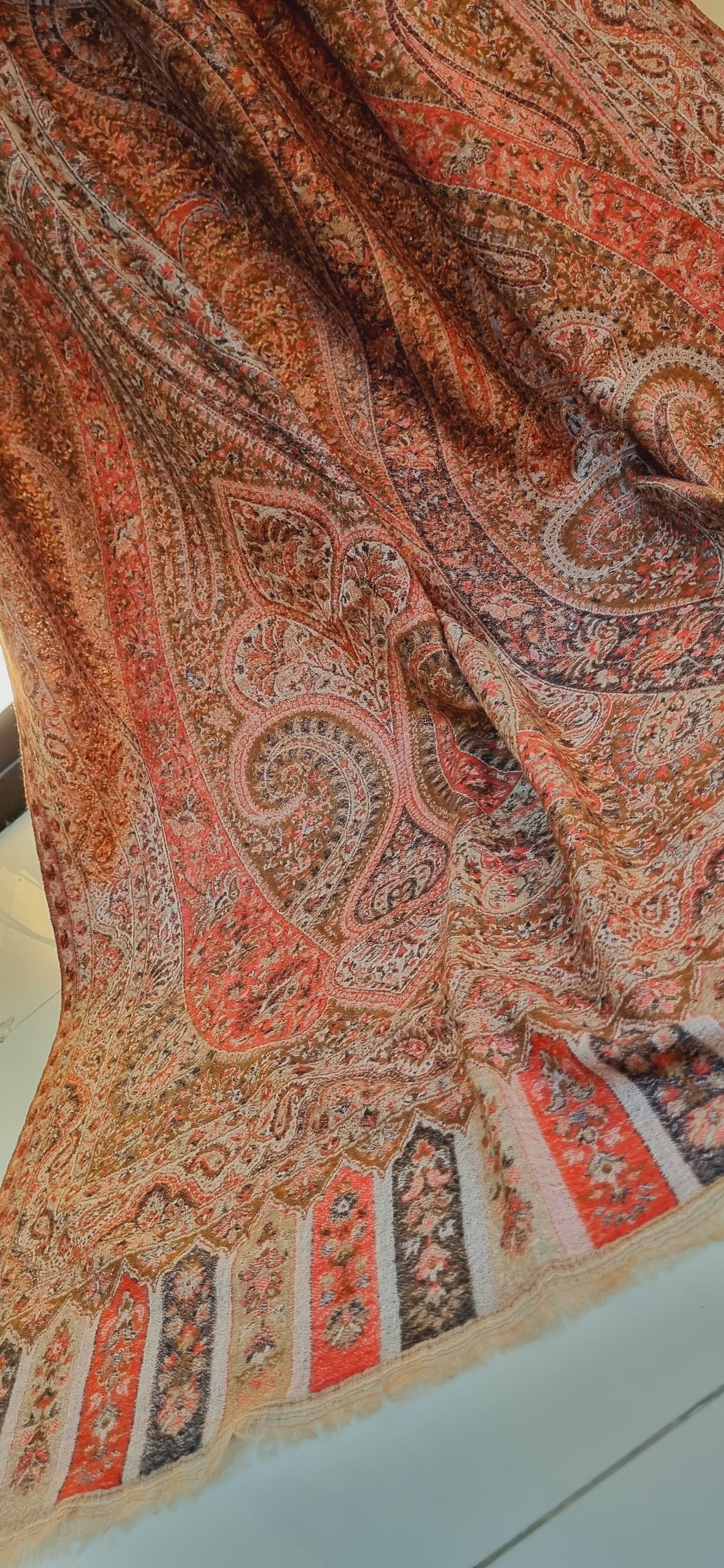 Reversible Persian kaani shawl