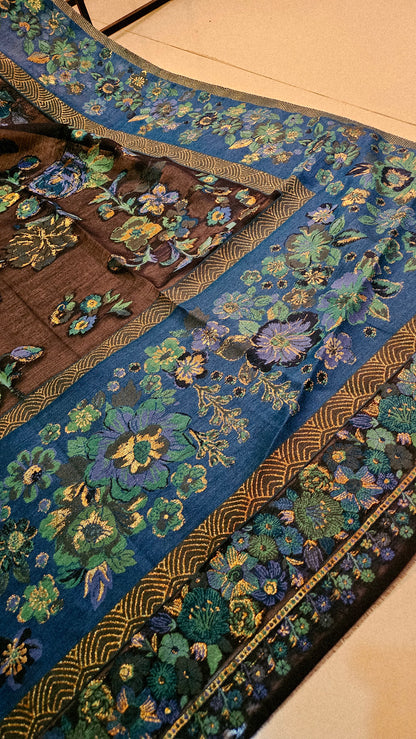 Silk kaani shawl